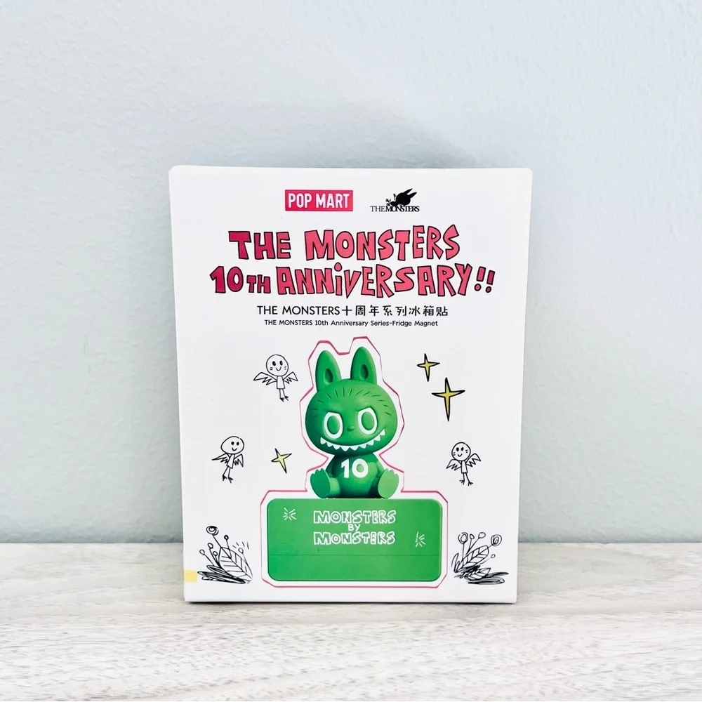 Pop Mart The Monsters 10th Anniversary Fridge Magnet | Rolling Stamp - Zimomo
